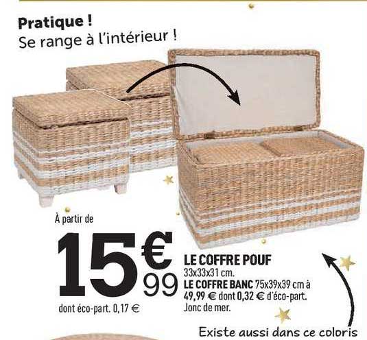 Le Coffre Pouf, Le Coffre Banc