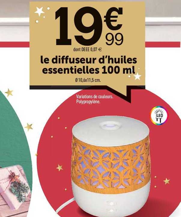le diffuseur d'huiles essentielles 100 ml