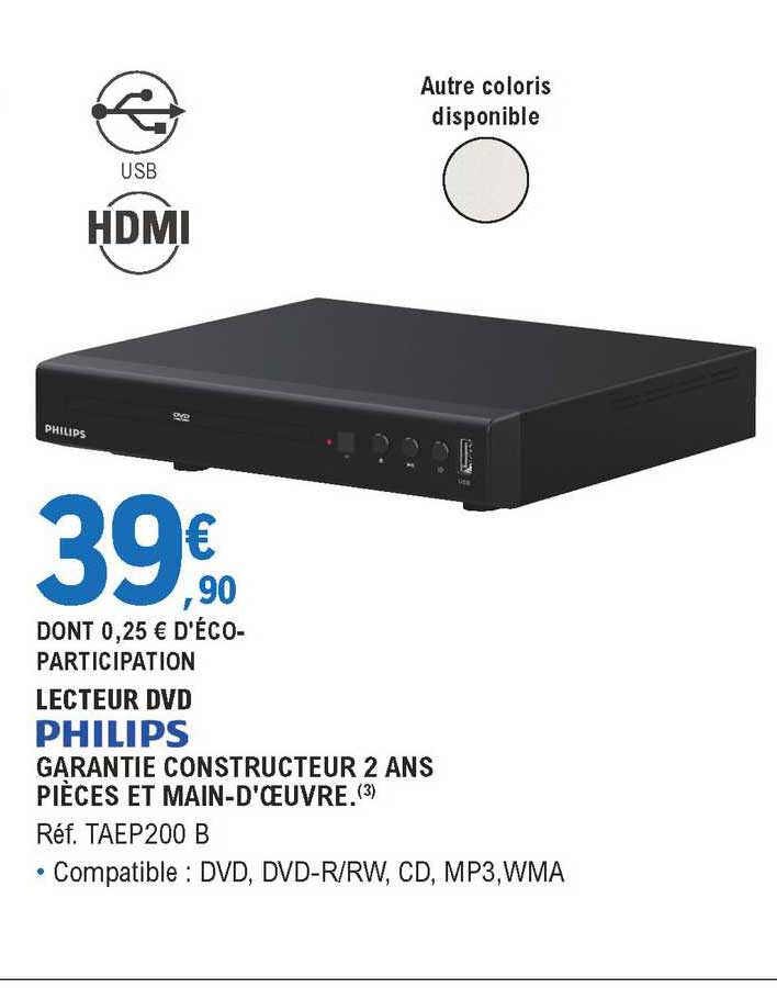 lecteur dvd philips