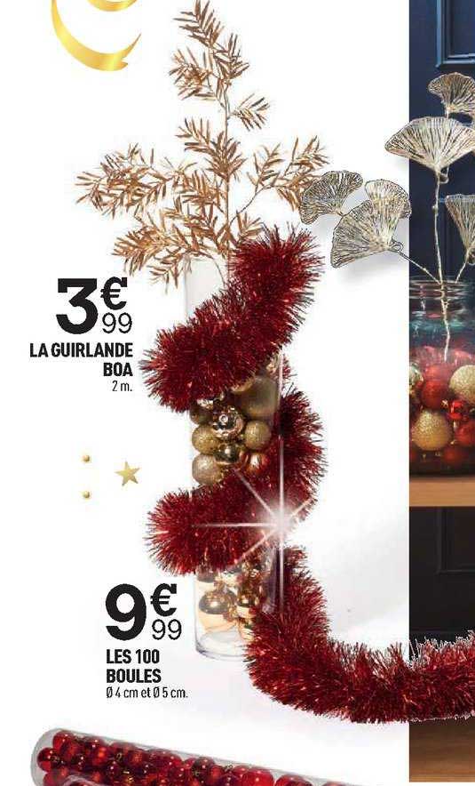 les guirlande boa les 100 boules