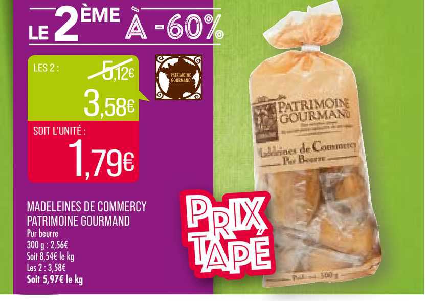 Madeleines De Commercy Patrimoine Gourmand