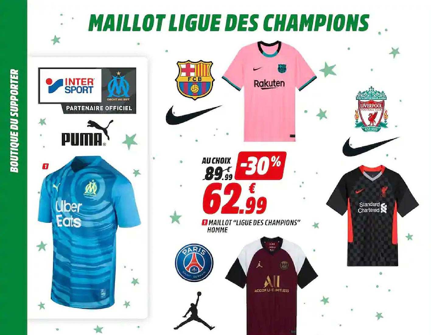 maillot ligue des champions homme