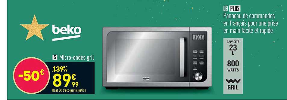 micro-ondes gril beko