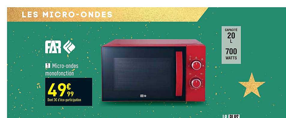 micro-ondes monofonction