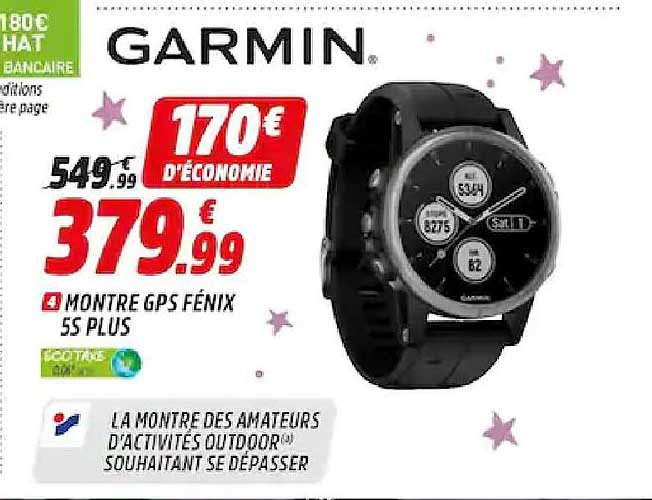 Montre Gps Fénix 5s Plus Garmin