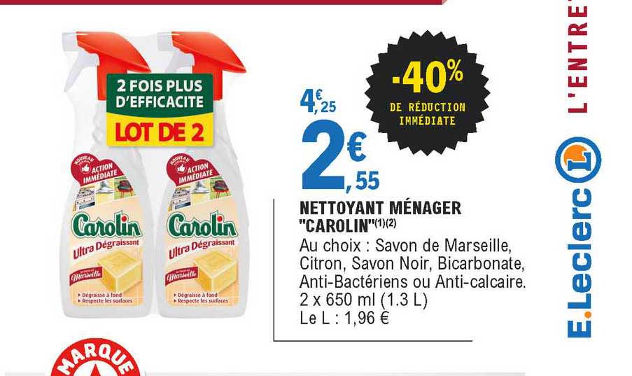 Nettoyant Ménager "carolin"