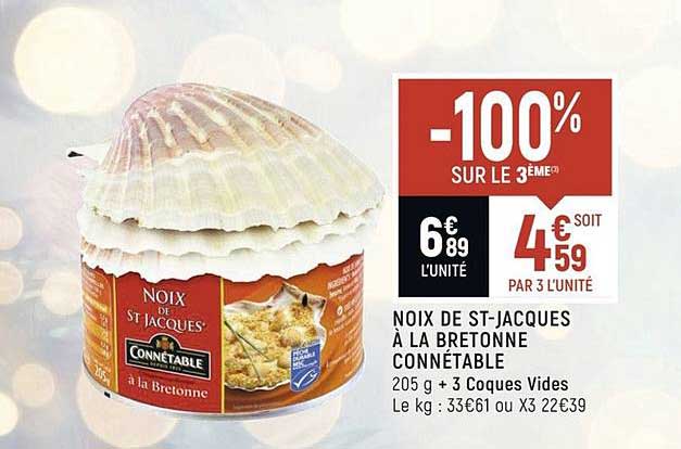 noix de st jacques à la bretonne connétable