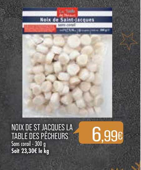 Noix De St Jacques La Table Des Pêcheurs