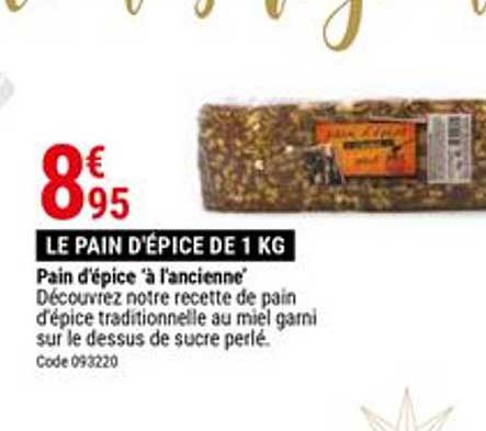 pain d'épice à l'ancienne