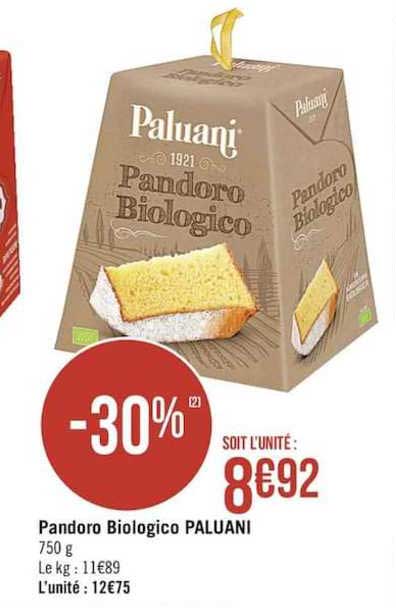 pandoro biologico paluani