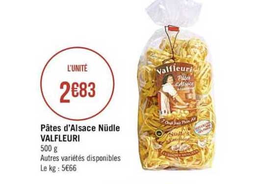 Pâtes D'alsace Nüdle Valfleuri