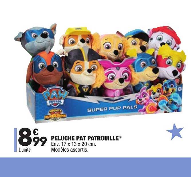 peluche pat patrouille
