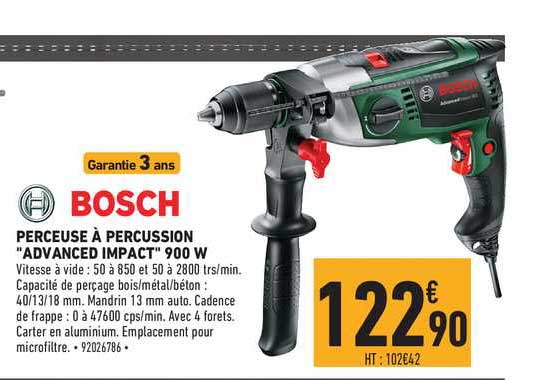perceuse à percussion "advanced impact" 900w
