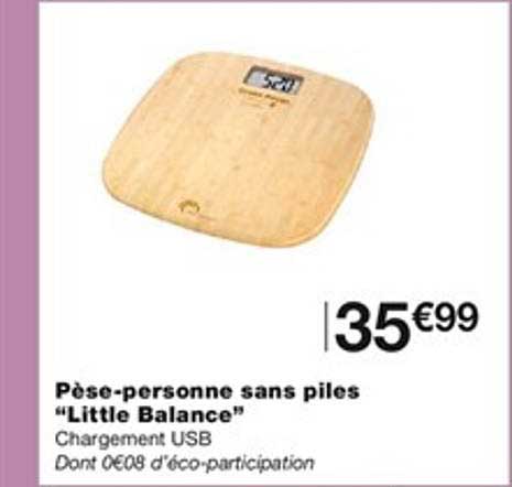 pèse-personne sans piles "little balance"