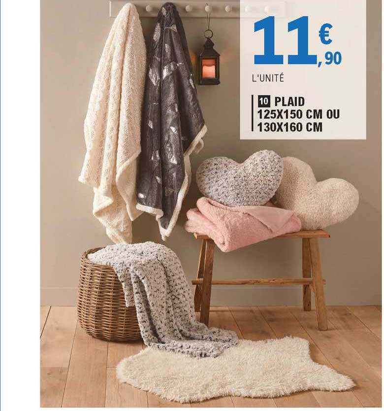 Plaid 125x150 Cm Ou 130x160 Cm