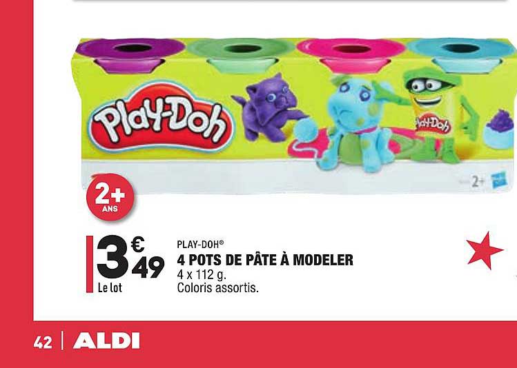 Play Doh 4 Pots De Pâte à Modeler