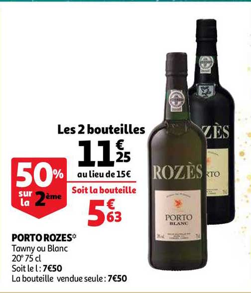 Porto Rozes 50% Sur La 2ème