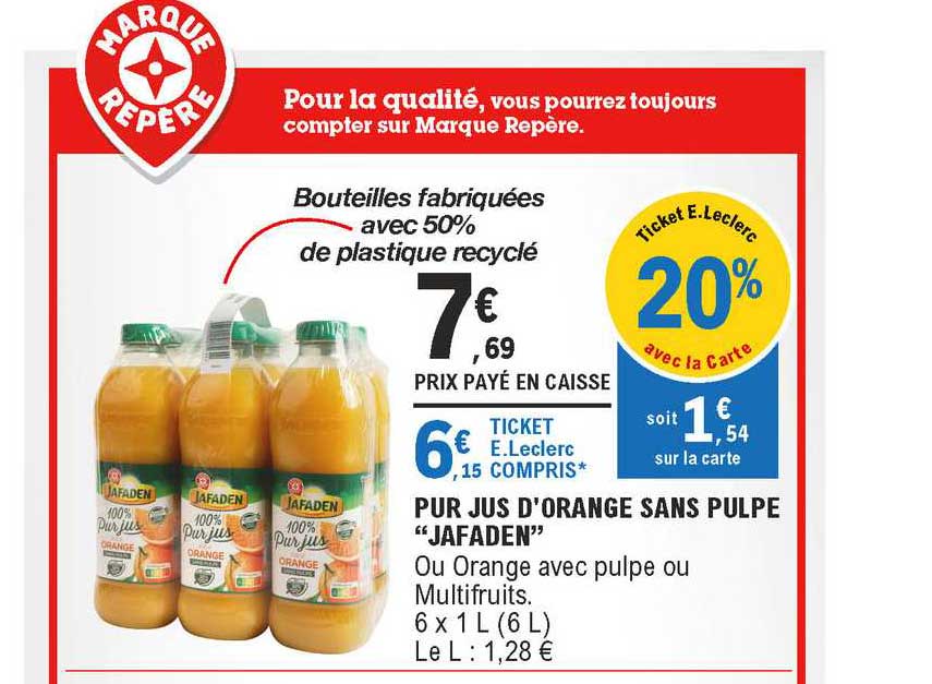 Pur Jus D'orange Sans Pulpe "jafaden"