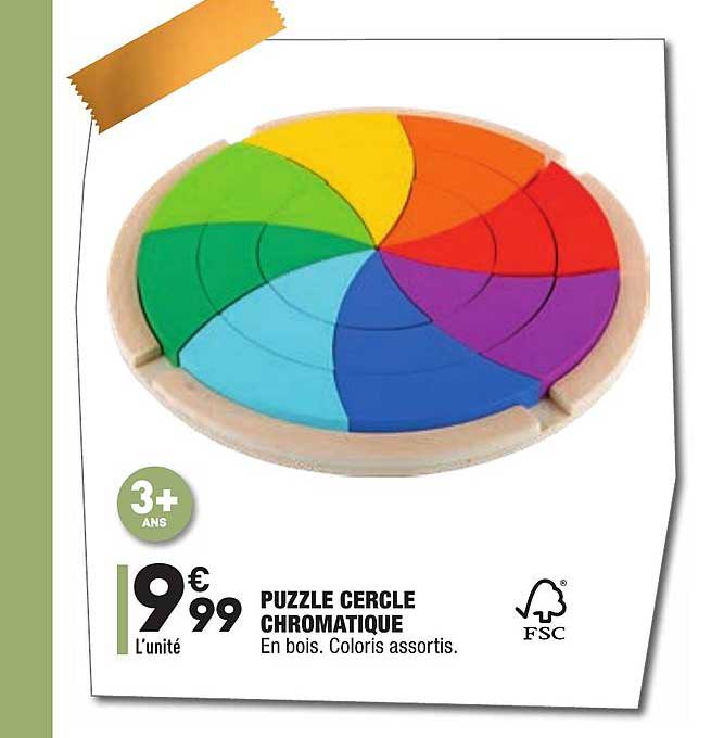 puzzle cercle chromatique