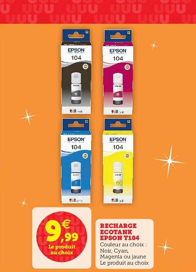 Recharge écotank Epson T04