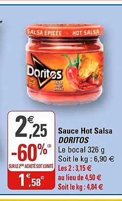 sauce hot salsa doritos