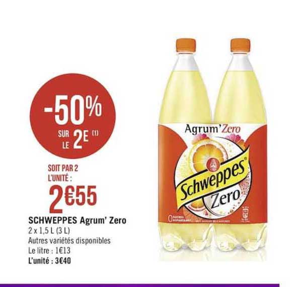 schweppes agrum' zero