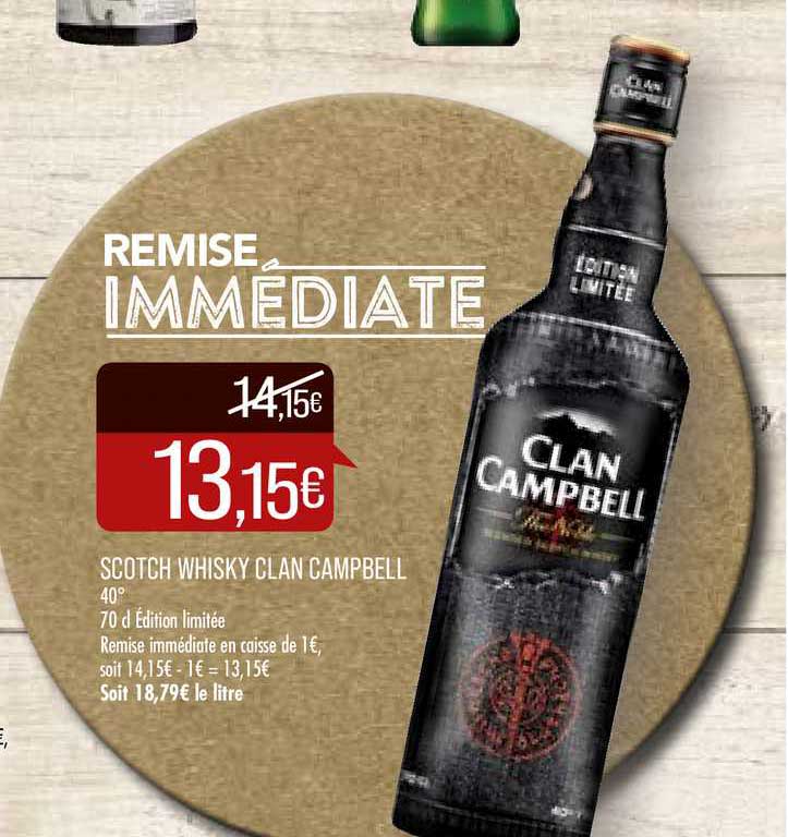 scotch whisky clan campbell