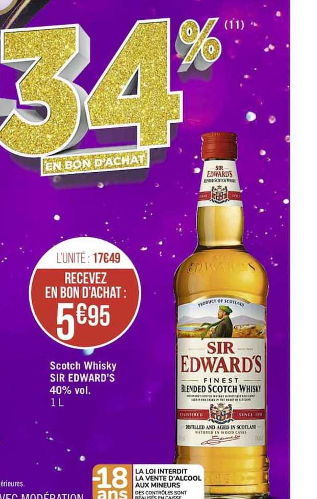 scotch whisky sir edward's