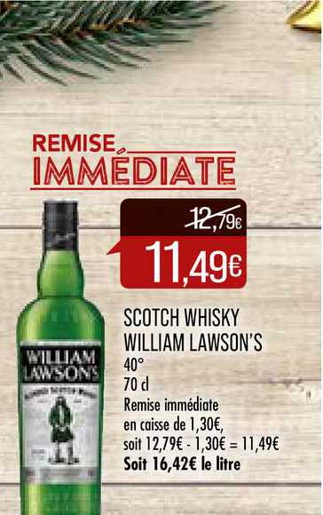 scotch whisky william lawson's
