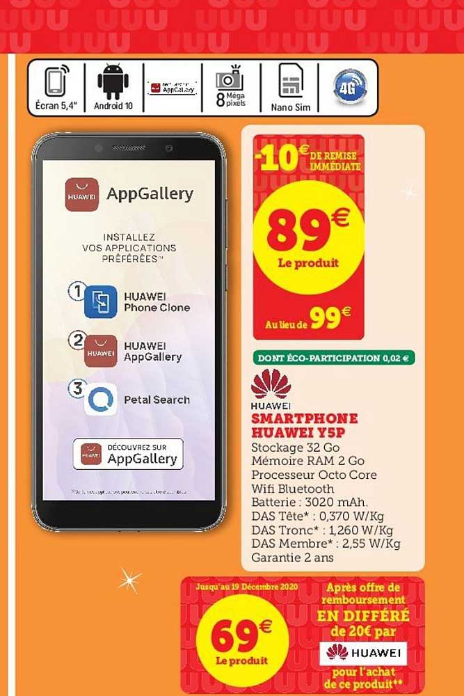 smartphone huawei y5p