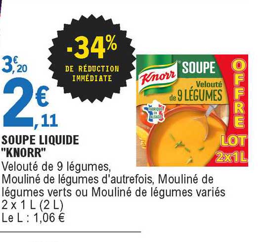 Soupe Liquide "knorr"