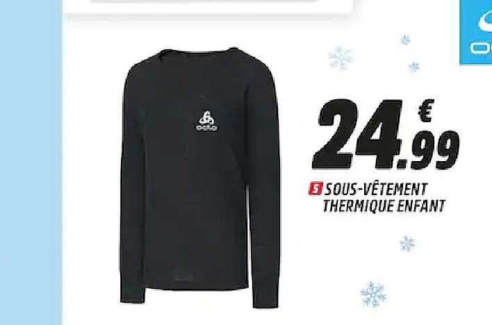 sous-vêtement thermique enfant