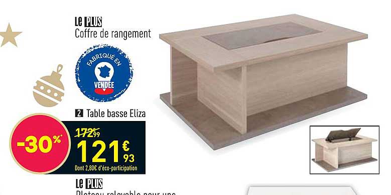 table basse eliza