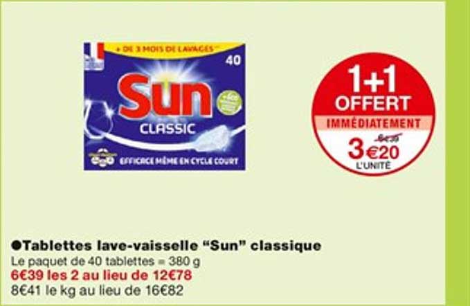 tablettes lave vaisselle "sun" classique