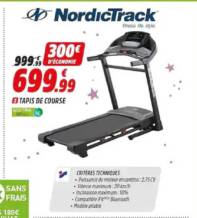 tapis de course nordictrack