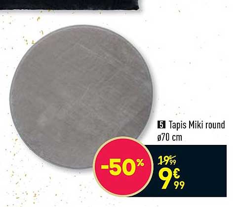tapis miki round 70 cm