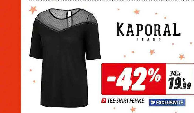 tee-shirt femme kaporal