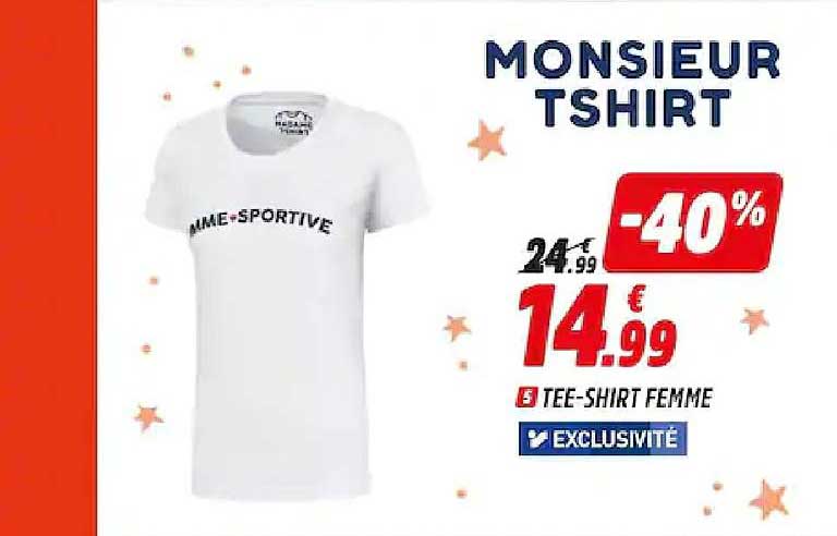tee-shirt femme monsieur tshirt