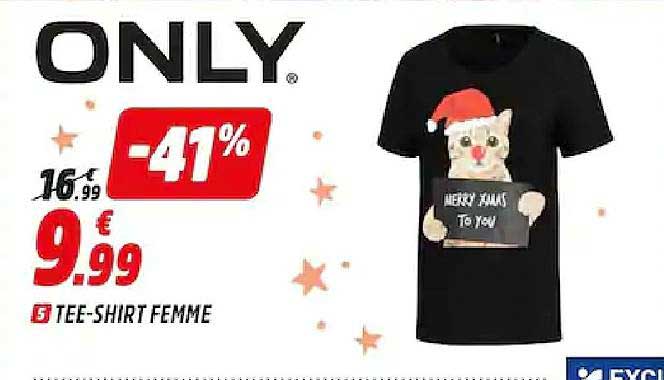 tee-shirt femme only