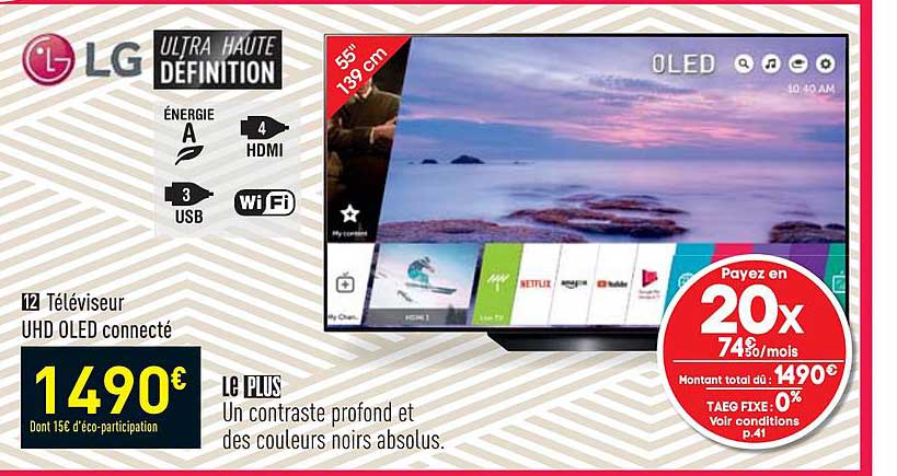 Téléviseur Uhd Oled Connecté Lg