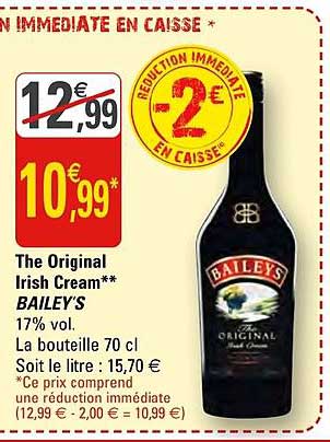 the original irish cream bailey's