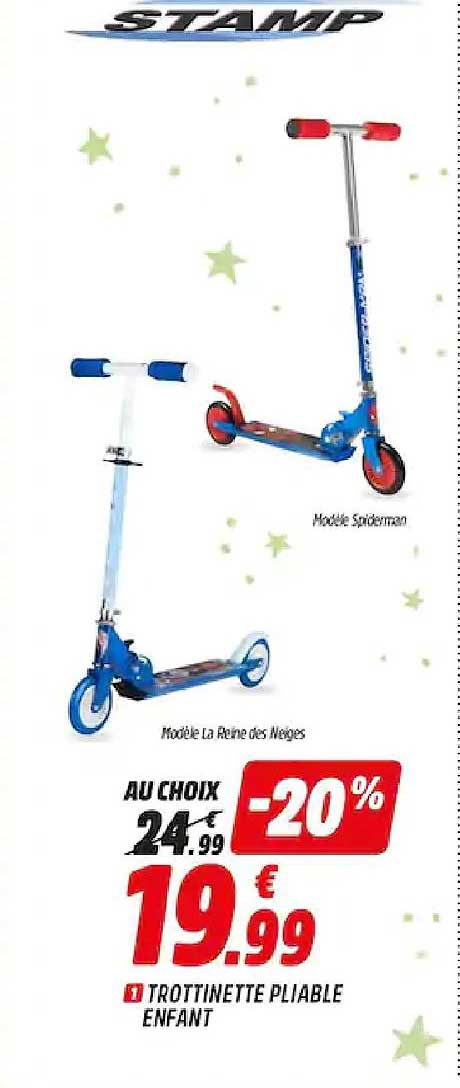 trottinette pliable enfant stamp