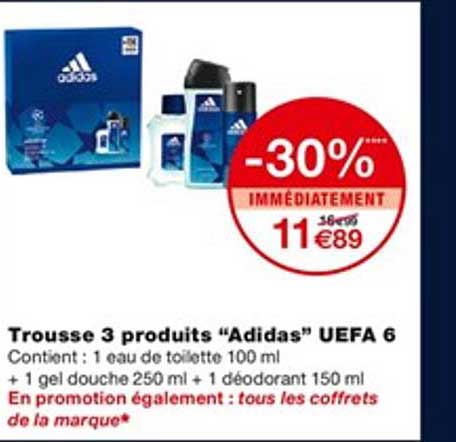 trousse 3 produits "adidas" uefa 6