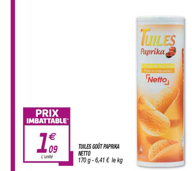 Tuiles Goût Papirka