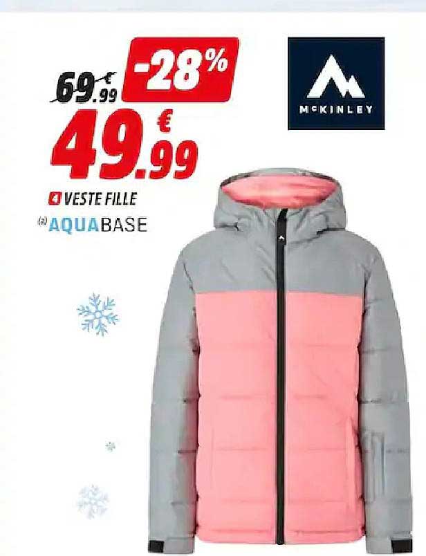 veste fille aquabase mc kinley