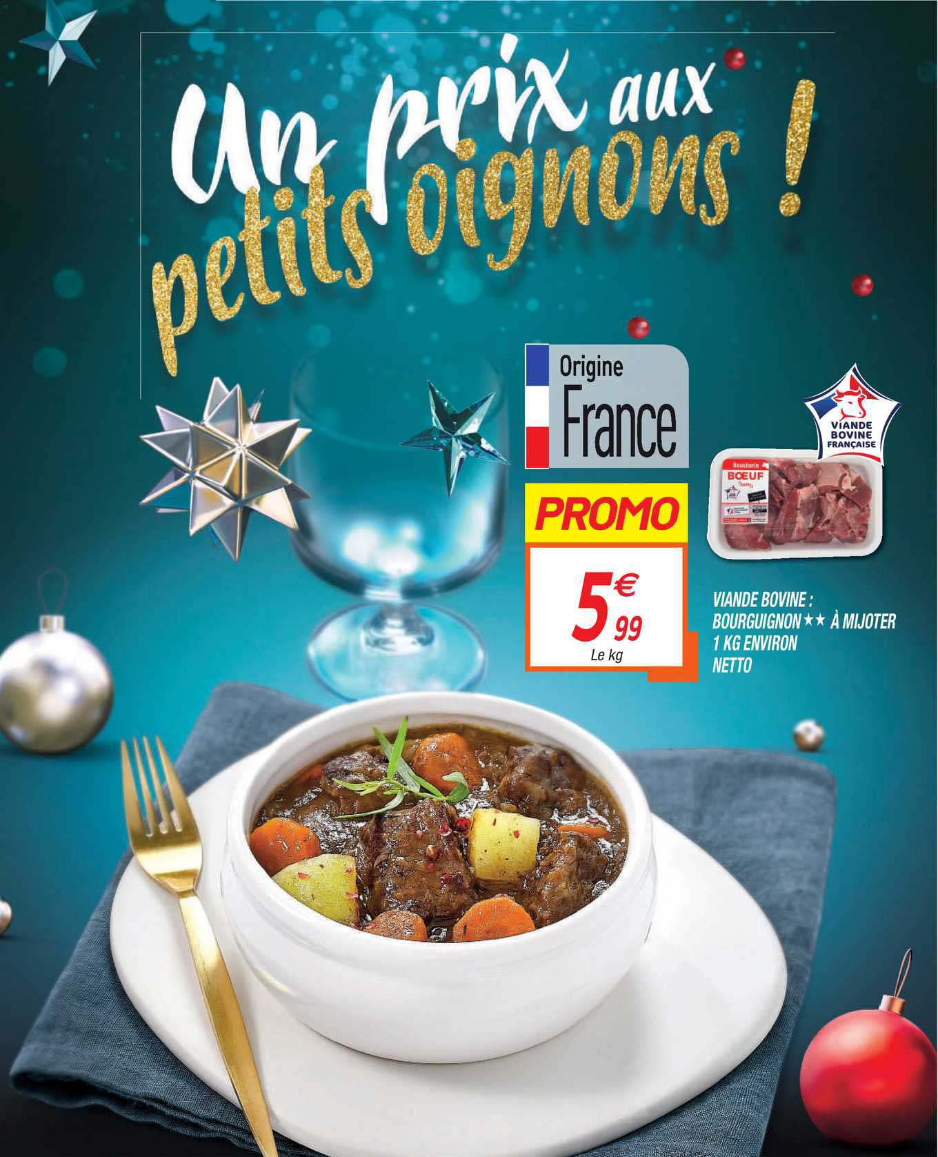 Viande Bovine Bourguignon à Mijoter