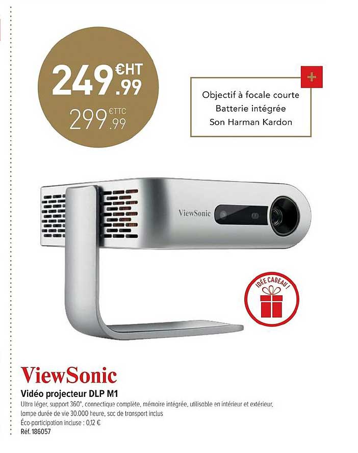 vidéo projecteur dlp m1 viewsonic