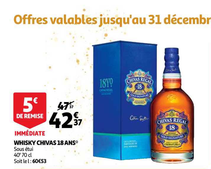 whisky chivas regal 18 ans