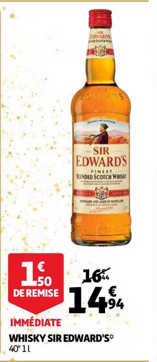 whisky sir edward's