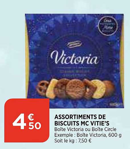 assortiments de biscuits mc vitie's
